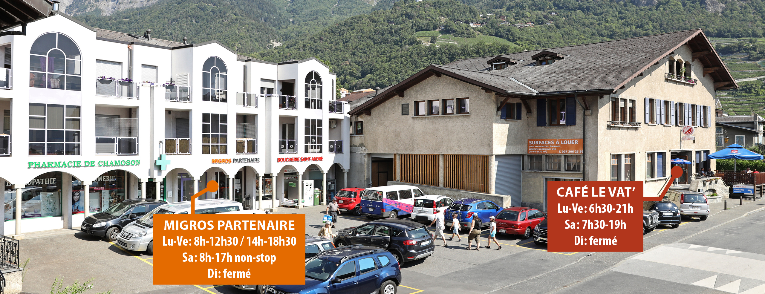 Concordia Chamoson - Migros Partenaire - Café Le Vat' - Horaires